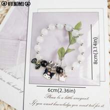 手鍊女士新款甜美卡通可愛手工藝，女友手繩珠子 - 彩色 - 查看 11