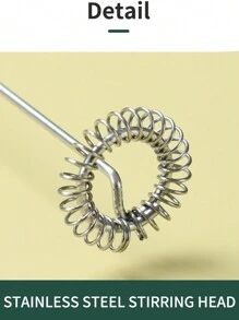 1pc Mini Handheld Electric Milk Frother For Coffee & Egg Beater Mixer For Home Baking Cream Whisk - Purple Coffee Milk Frother 7000Hz - View 8