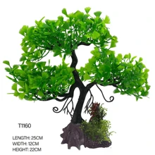 Plantes décoratives artificielles pour aquarium, herbes aquatiques, ornements aquatiques, décoration de jardin pour aquarium. Accessoires de décoration pour aquarium. Herbe aquatique décorative haute simulation anti-décoloration pour la décoration de la maison