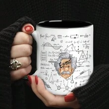 Caneca de Cerâmica Engraçada para Café de 325ml, Caneca de Café de Engenheiro com Tema de Ciências Físicas, Caneca Cerâmica Novidade Engraçada e Sarcástica de Matemática, Suprimentos de Café, Volta às Aulas