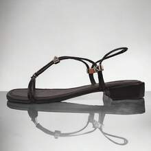 SOLAMELLO Women Flat Sandals - màu đen - Xem 3