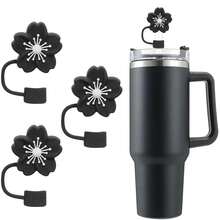 3 Packs Compatible With 30&40 Oz Tumbler, 10mm Cloud Shape Straw Covers Cap, Cute Silicone Cloud Straw Covers, Straw Protectors, Soft Silicone Cloud Shape Straw Lid For 10mm Straws - Multicolor - View 17