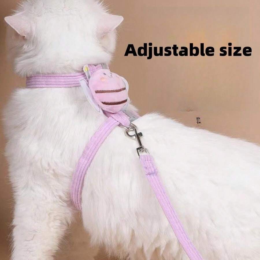 Picture of Cute Pet Supplies Little Bee Cat Leash - Prevents Escape, Adjustable ...