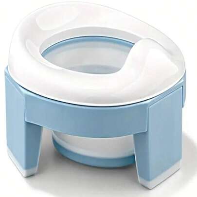 TWO DADS 1pc 3-In-1 Multifunctional Travel Potty, Portable Foldable Children's Toilet Training Potty Suitable For Boys And Girls