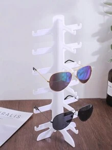 1入簡約6對立式眼鏡存儲架，男女太陽眼鏡、墨鏡和日常眼鏡展示架。多種顏色可選，櫃臺用近視眼鏡展示架。