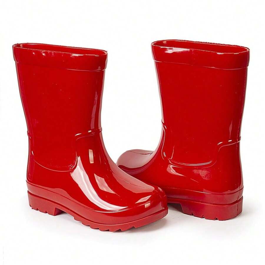 Mar&Cor Kid's Rain Boots - Red - View 1