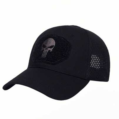 Gorra Punisher Con Malla Y Contactel Gtm Mayoreo +regalo