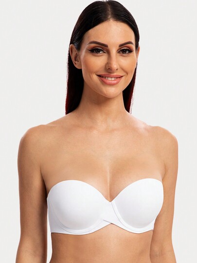 Women's Padded Cup Underwire Push Up Strapless Bras