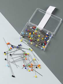 1 Box Positionsstifte und Kopfnadeln mit Kunstperle Dekoration