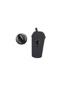 Not Having A Baja Blast Right Now Drink Cup Shaped Brooch, Cartoon Humorous Accessory Suitable For Men And Women To Wear In Daily Life