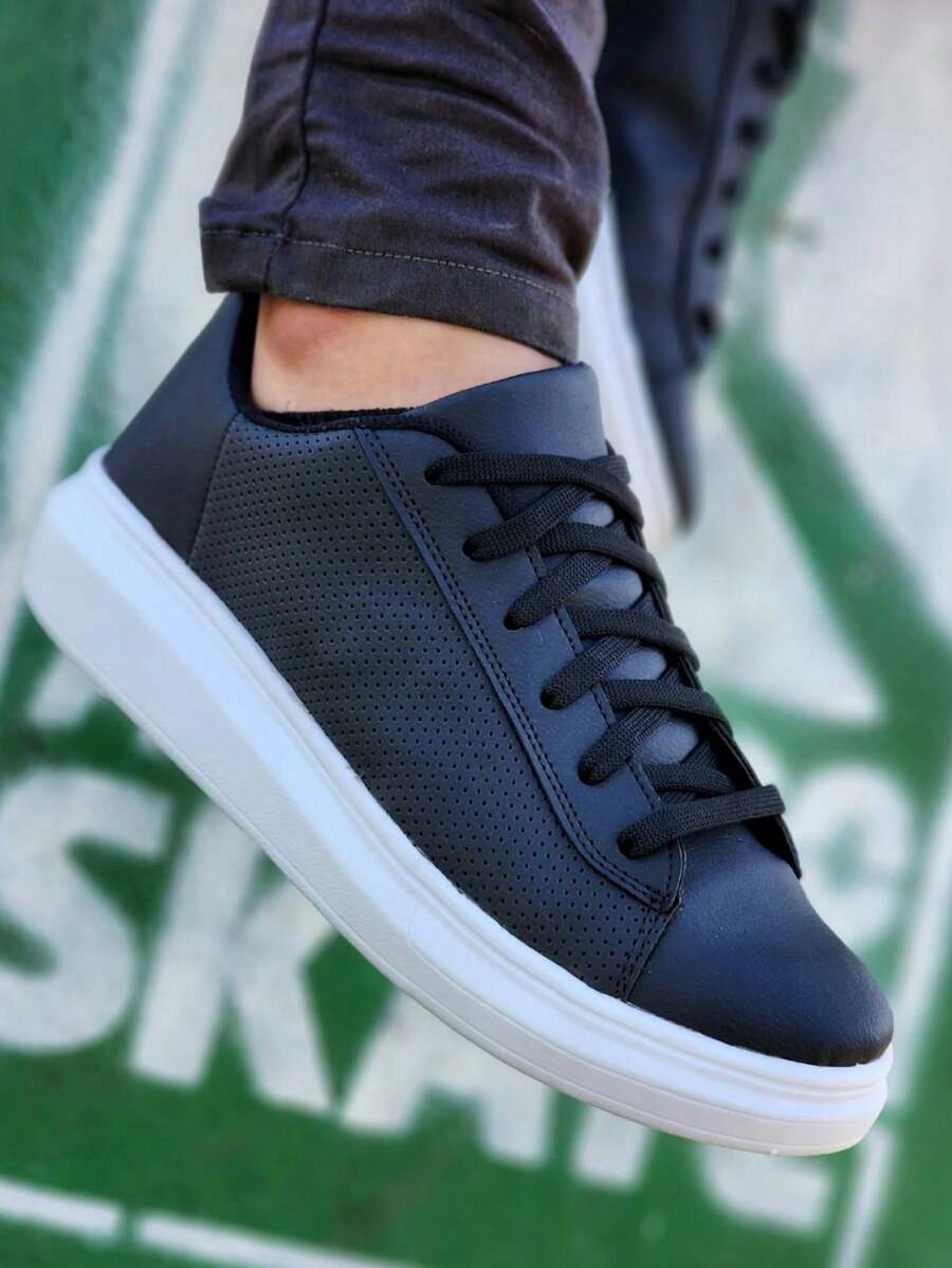 Men Sneakers - 黑色 - 查看 1
