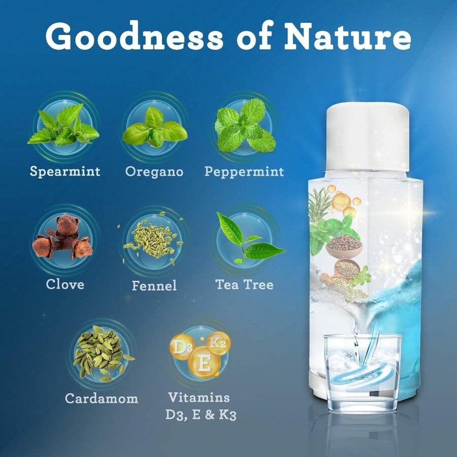 GuruNanda Dual Barrel Oxyburst Whitening Mouthwash (20 Oz) SHEIN台灣