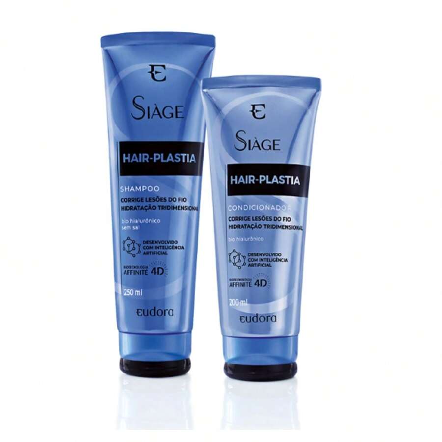 Eudora Siàge Hair Plastia Shampoo And Conditioner Kit - 藍色 - 查看 1