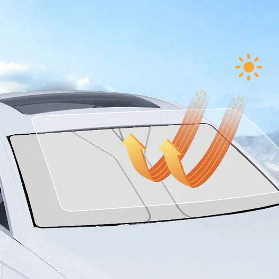 1pc Summer New Car Sunshade Front Windshield UV Protection Heat
