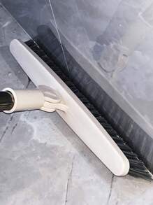 1 pieza escobilla de piso con mango largo, cerdas duras para limpiar huecos y esquinas de azulejos, adecuada para baño y tocador, una herramienta de limpieza esencial, un gran regalo para el Día de la Madre o para la esposa