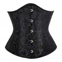 1pc Woman's Abdomen Slimming And Body Shaping Corset Belt Halloween Black Corset Waist Traineraccessories For Ladies For Dress Western Cowboy Cowgirl Country Wear Vintage Black Belt Women Corset Belt For Dress,Waist Trainer Waist-Shaping For Waist Slimming And Tummy Control