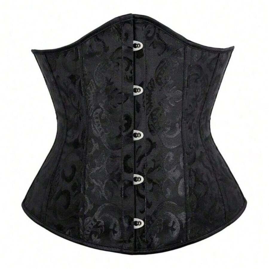 1pc Woman's Abdomen Slimming And Body Shaping Corset Belt Halloween Black Corset Waist Traineraccessories For Ladies For Dress Western Cowboy Cowgirl Country Wear Vintage Black Belt Women Corset Belt For Dress,Waist Trainer Waist-Shaping For Waist Slimming And Tummy Control