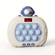 Led版彈珠遊戲機,手握式安撫感玩具,電子快推遊戲,拼圖遊戲泡泡玩具 - 粉色 - 查看 16