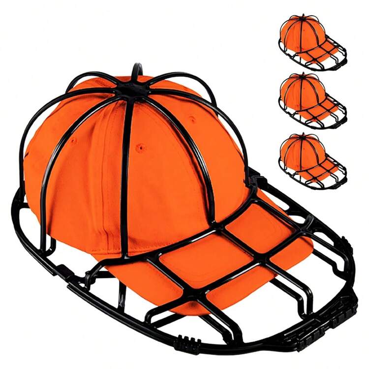 2/3 Pack Cap Washer Baseball Hat Cleaner Cage Holder Frame For Washing Machine - Black hat washer 3pcs - View 1