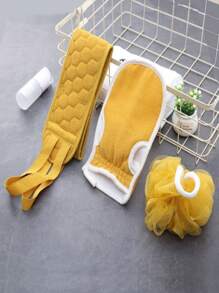 Kit com 3 Esponjas para Banho - Multicolorido - Visão 3