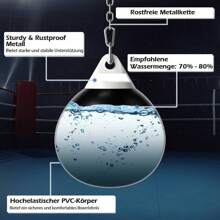 Water Punching Bag Boxing Punching Bag Adults Heavy Punching Bag - Black - View 3