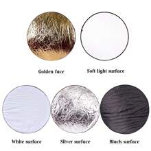 Fotografia Foto Refletor Cinco em Um Portátil Placa de Luz Dobrável para Foto 30/60/110CM