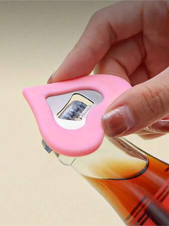 1pc Stainless Steel Simple Bottle Opener, Sturdy And Durable Beer Bottle Opener