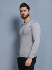 Men Sweaters - Light Grey - View 5