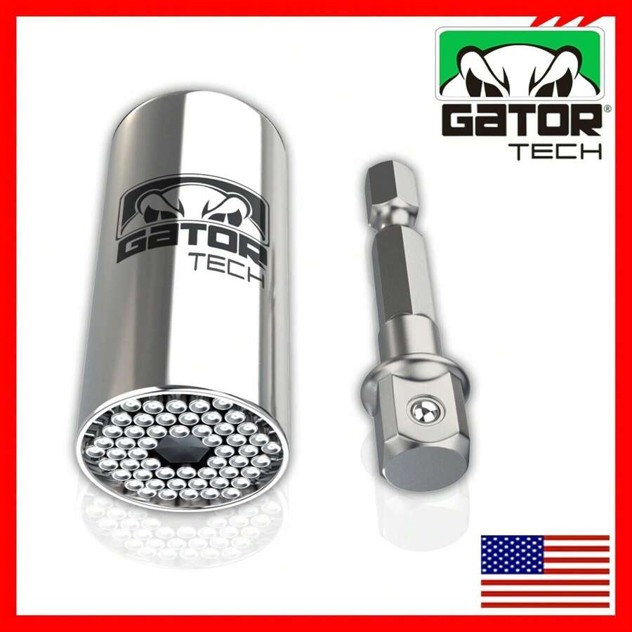 Universal Socket Ratchet Wrench Magical Power Grip Multi Tool Drill