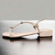 SOLAMELLO Women Flat Sandals - White - View 3