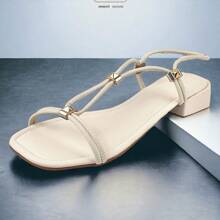 SOLAMELLO Women Flat Sandals - White - View 4