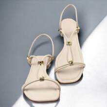 SOLAMELLO Women Flat Sandals - White - View 6