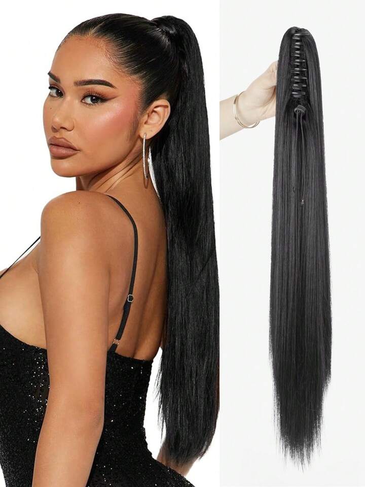 Ponytail Hair Extensions 26Inch 150g/Pack Synthetic Long Straight 