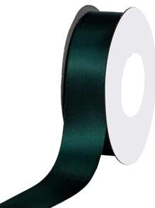 1pc 100 Yards Multicolor 0.65cm Wide Single-Face Polyester Satin Ribbon, Suitable For Crafts, Wedding, Gift Wrapping, Bow Making And Other Projects. - Multicolor - View 22