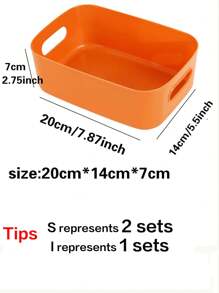 1/2 Chiếc Để Bàn Hộp Bảo Quản Ngăn Kéo Bằng Nhựa Sắp Xếp Đựng Mỹ Phẩm Đồ Ăn Nhẹ Đồ Dùng Nhà Bếp - trắng - Xem 3