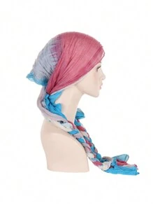 Fashionable All-Matching Turban, New Style, Hand-Woven Braid Turban, Scarf, Ladies Hat. Bonnet Hair Bonnet Turban - Multicolor - View 14