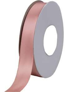 1pc 100 Yards Multicolor 0.65cm Wide Single-Face Polyester Satin Ribbon, Suitable For Crafts, Wedding, Gift Wrapping, Bow Making And Other Projects. - Multicolor - View 23