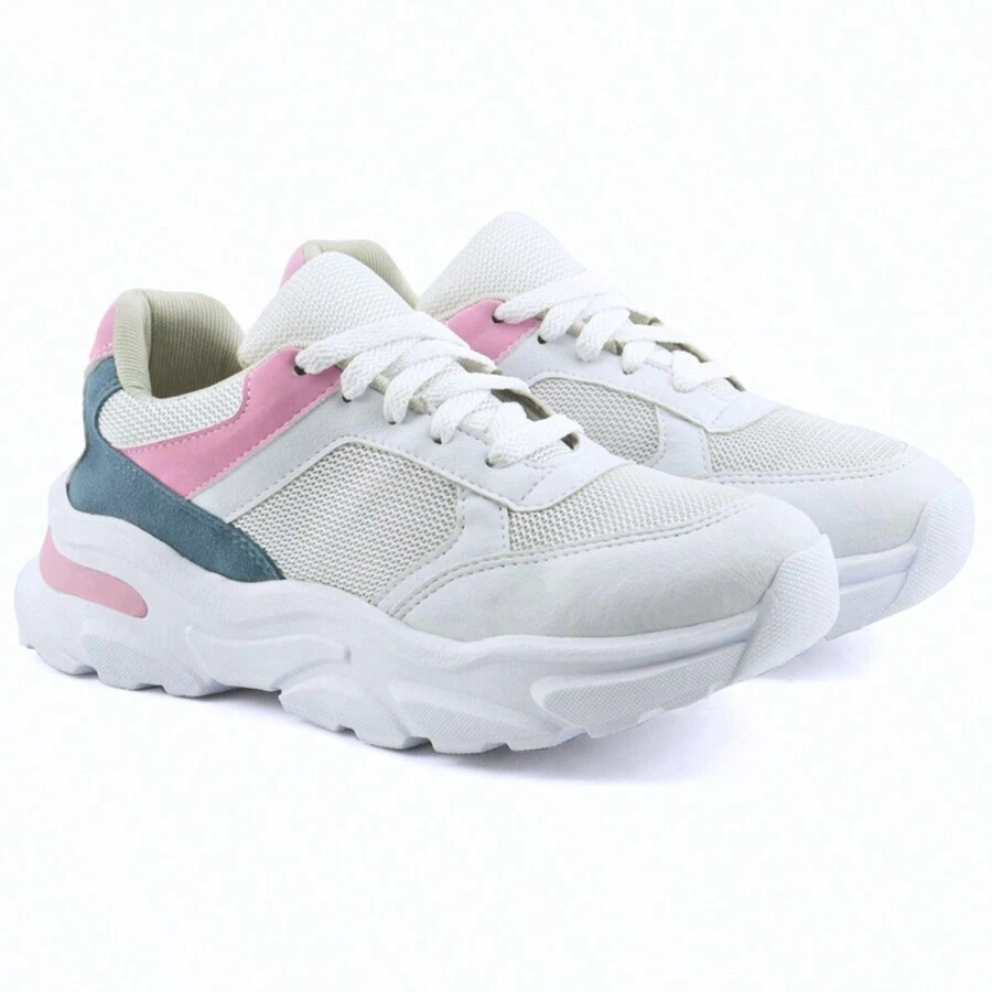 Women Wedge Sneakers - trắng - Xem 1