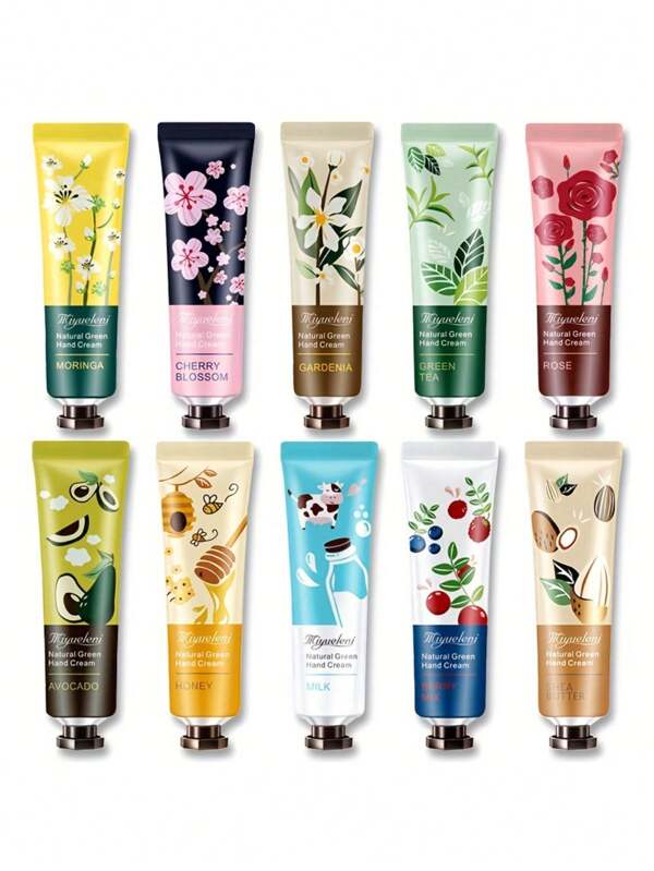 10 Packs Hand Cream Gifts Set For Women, Hand Cream For Dry Cracked Hands, Moisturizing Hand Lotion Gift Set, Hand Lotion Travel Size In Bulk, Hand Lotion For Mom Girls Her Wife Grandma. For Daily Use, Mother's Day Gift, Gifts For Her, Festive Gifts