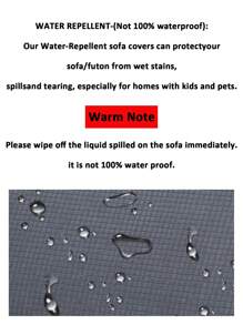 1pc Solid Color High Elasticity Removable Machine Washable Anti-Spill Sofa Cushion Cover Suitable For Living Room Polyester Sofa Cushion Cover Backrest Cover