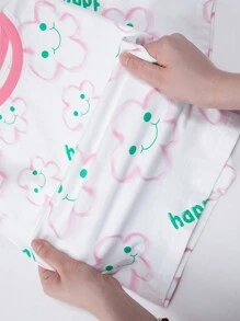 zosee Young Girl Cute Printed Short-Sleeved T-Shirt, Summer Clothes 2024 New Short-Sleeved Stylish Little Girl Top For Beach Party