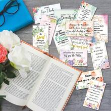 100pcs Bible Scripture Cards - Multicolor - View 1