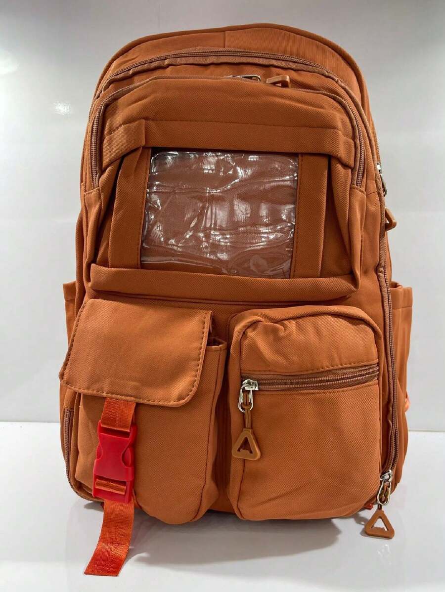 Women Functional Backpacks - 橘色 - 查看 1