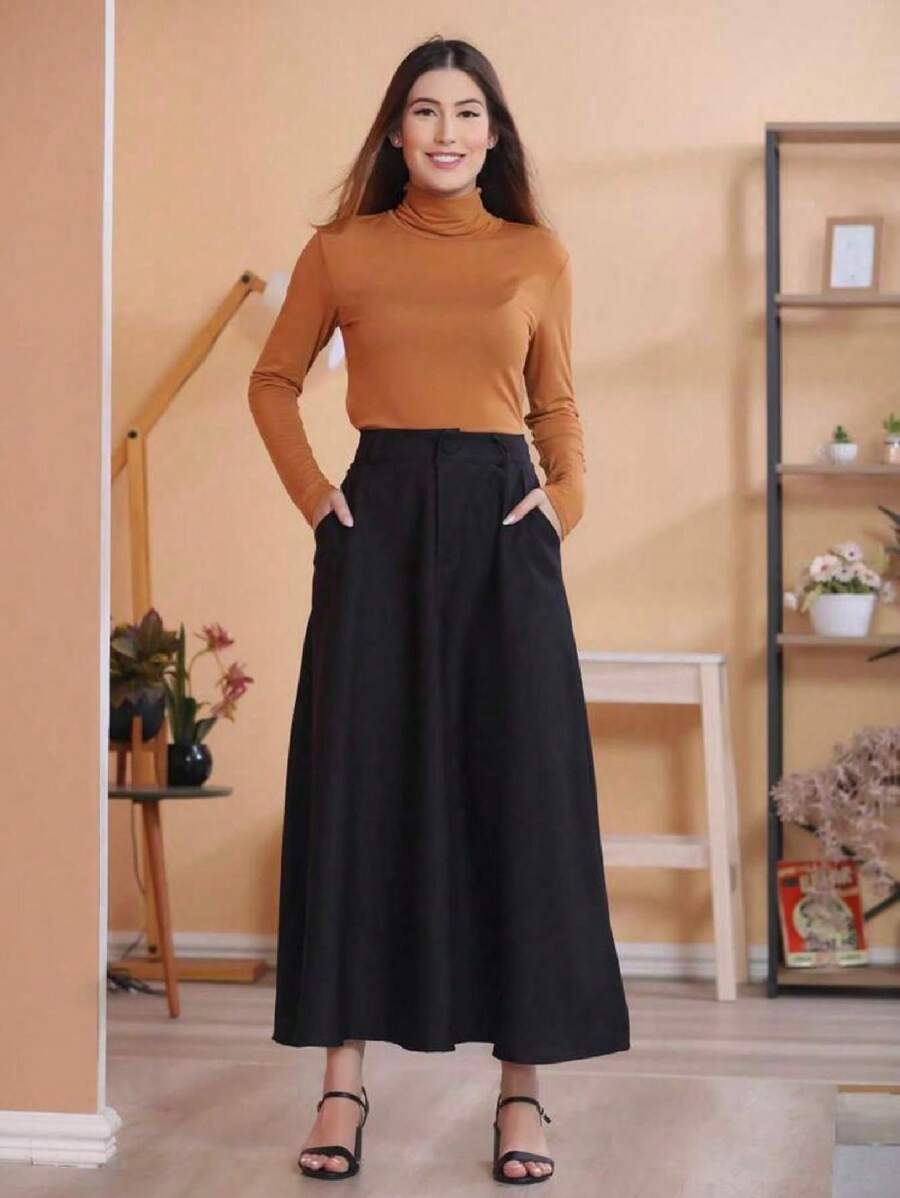 Women Tops - 薑色 - 查看 1