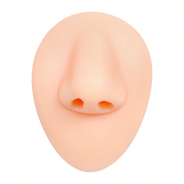 نموذج أنف سيليكون، نموذج أجزاء الجسم لممارسة الوخز بالإبر، نموذج أنف مزيف لعرض الوخز بالإبر وتعليم عرض المجوهرات