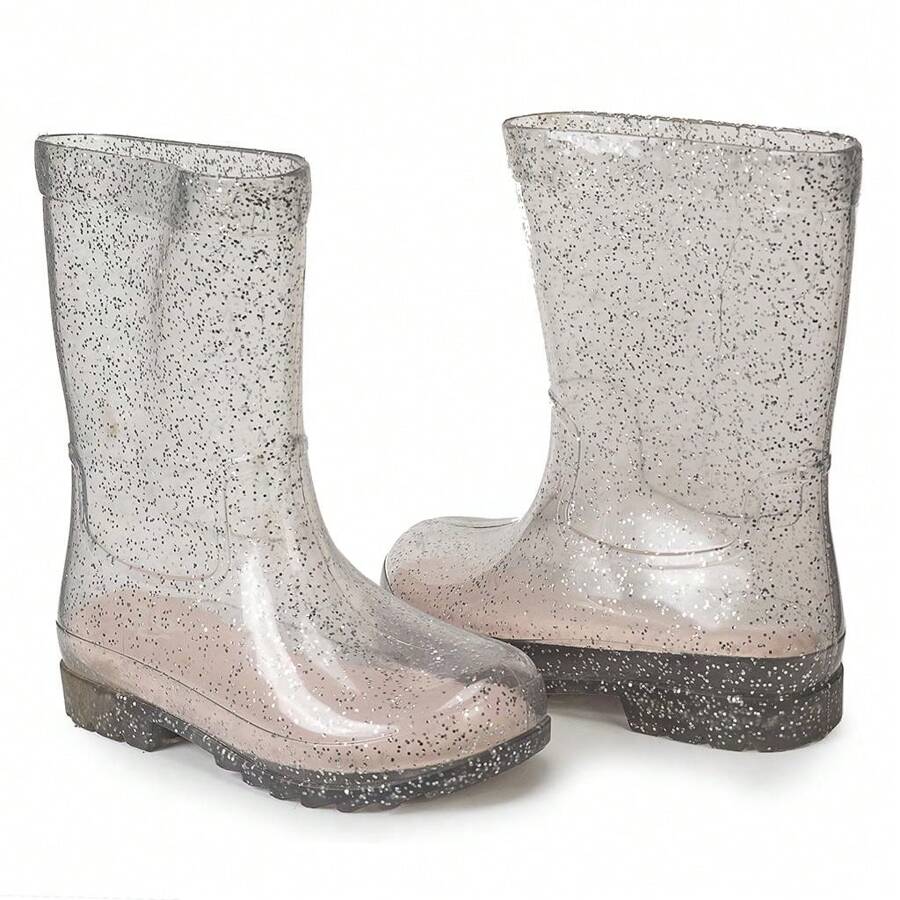 Mar&Cor Kid's Rain Boots - Silver - View 1