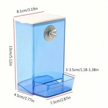 1入組鳥類自動水器,鸚鵡鳥類自動餵食器,鳥類喝水種子食品容器,鸚鵡籠子配件,鸚鵡籠子的飲水器,鳥籠配件之懸掛食品容器,鸚鵡籠外裝配件,適用於鸚鵡及其他小鳥 - 彩色 - 查看 15