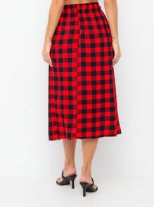 Women Skirts - Red - View 5