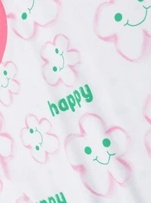 zosee Young Girl Cute Printed Short-Sleeved T-Shirt, Summer Clothes 2024 New Short-Sleeved Stylish Little Girl Top For Beach Party