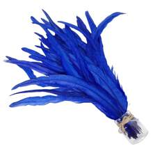 30Pcs 35-40cm/14-16inch Artificial Women's Rooster Feather Headwear DIY Wedding Dresses Accessories Multicolour Feathers Crafts Home Party Decorate